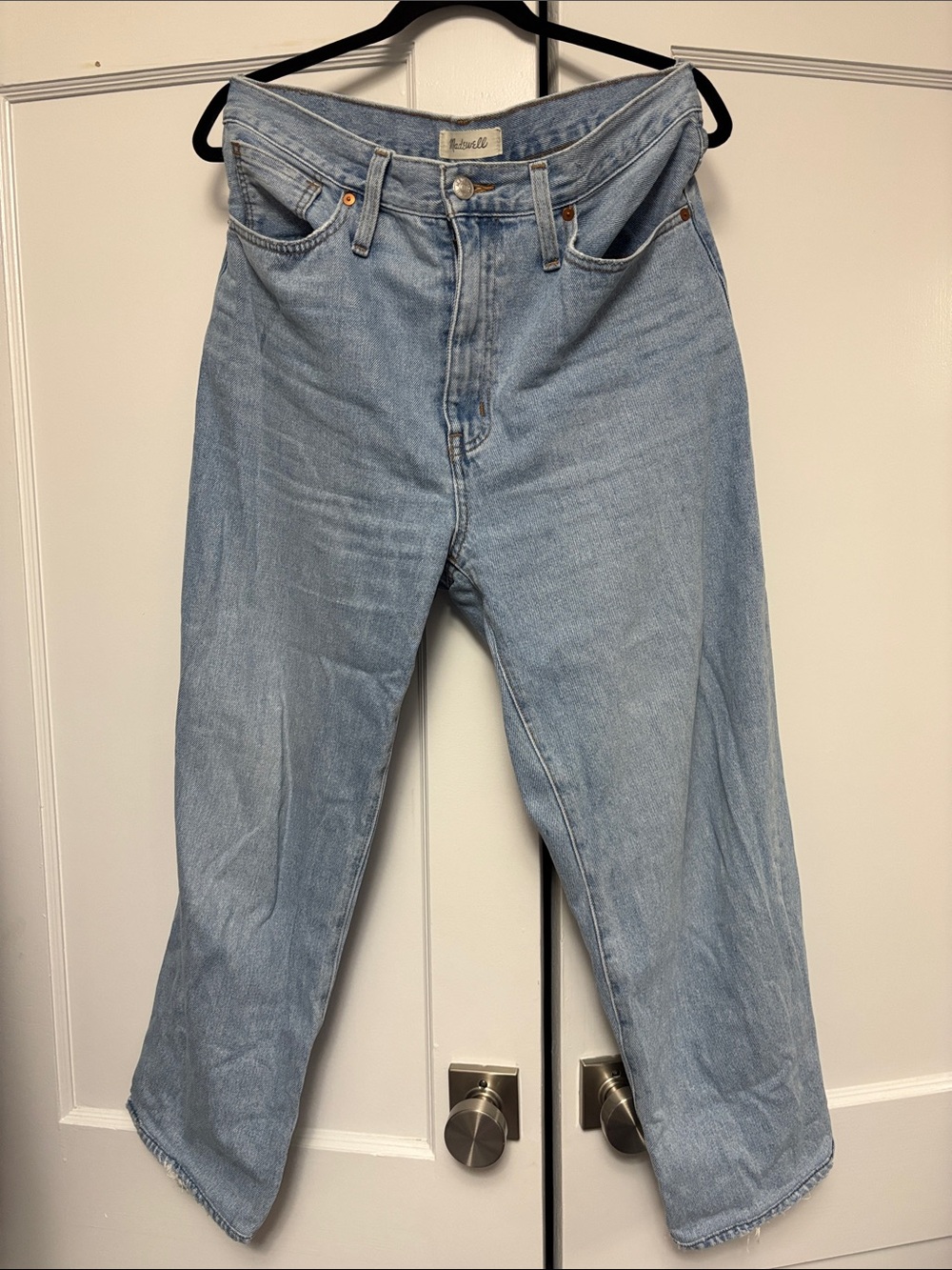 Madewell Light Blue Women’s Baggy Straight Jeans 30